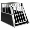 Costway Travel Dog Crate Furniture Aluminum Kennel Pet Cage
