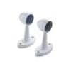 Sandleford 19mm White Pillar End - 2 Pack