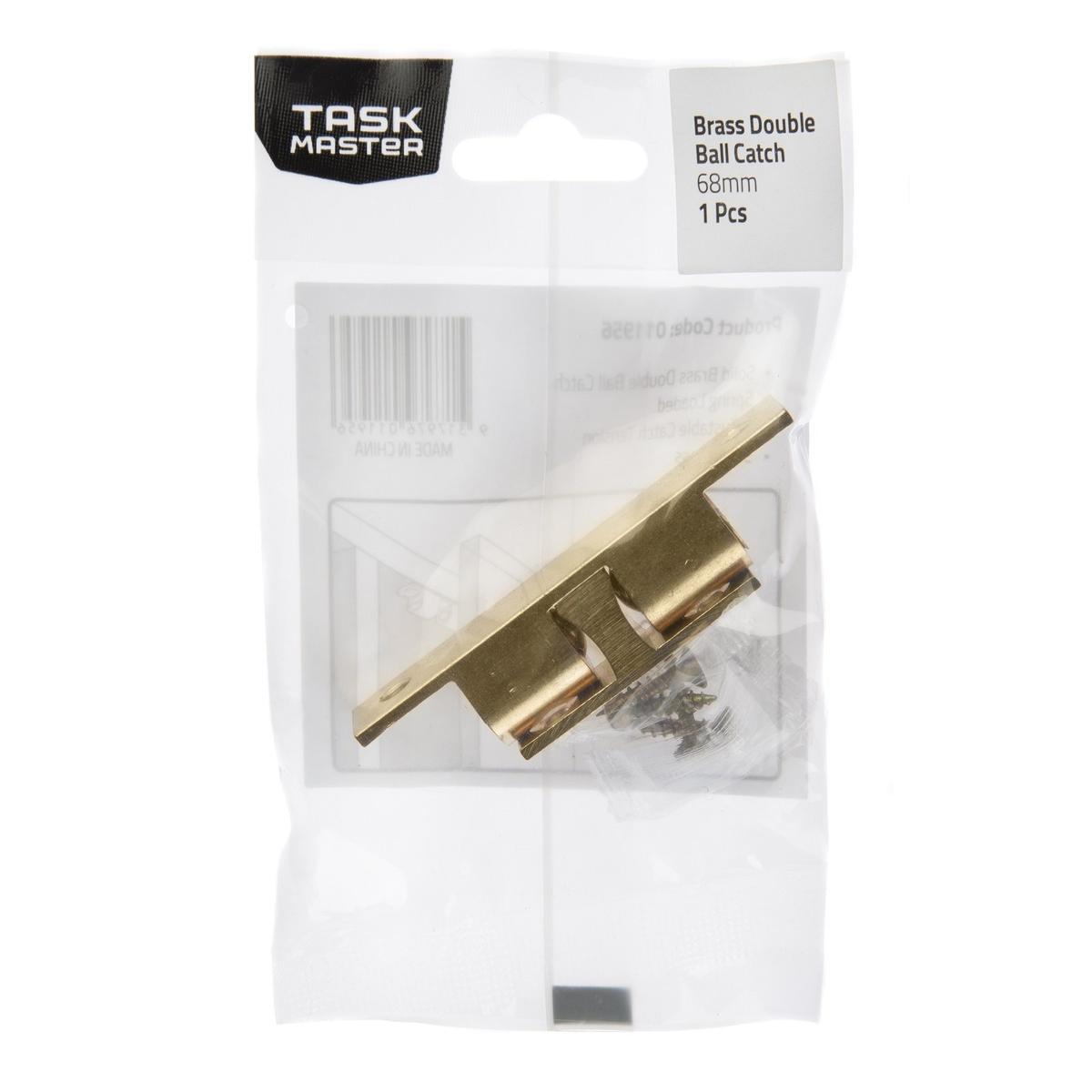 Taskmaster 68mm Brass Double Ball Catch - Bunnings Australia