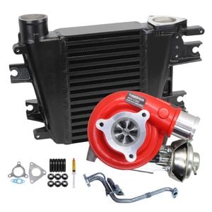 Gen1 High Flow Turbo+65mm Intercooler And Genuine Oil Feed Pipe For Nissan Patrol Gu Zd30 3.0l Fits Late Di 01/2002-12/2006