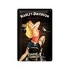 Nostalgic-Art Medium Medium Sign Harley Davidson Biker Babe