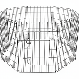 Yes4pets 42' Dog Rabbit Playpen Exercise Puppy Cat Enclosure Fence