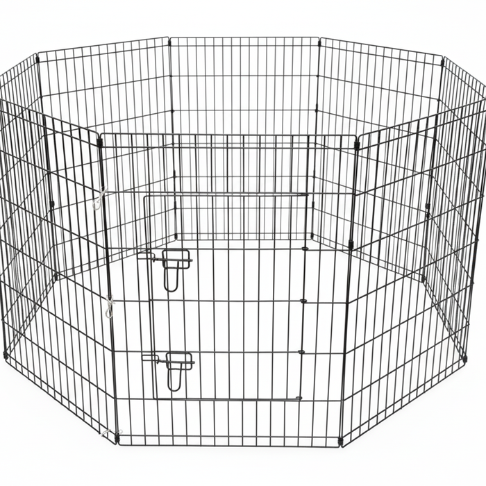 Yes4pets 42' Dog Rabbit Playpen Exercise Puppy Cat Enclosure Fence