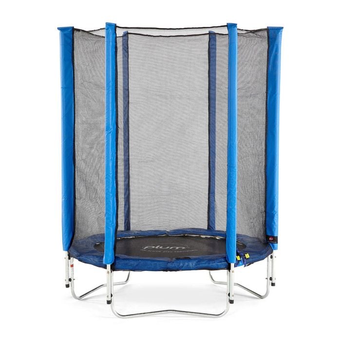 Plum Play AU 4ft Junior Trampoline with Springsafe Enclosure Ages 3-6y - Blue