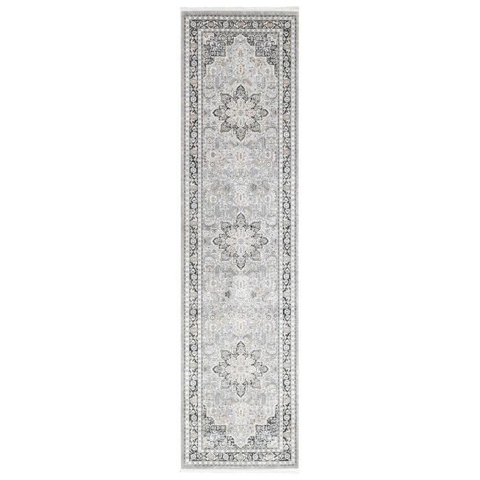 Lyonesse 30066A 80x300 Navy Cream Runner
