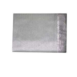 Hoydu Stera Stripe Organza Table Runner Silver 45x150cm