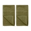 2PK Bambury Angove 950gsm Soft Absorbent Cotton Bath Mat 50x80cm Green