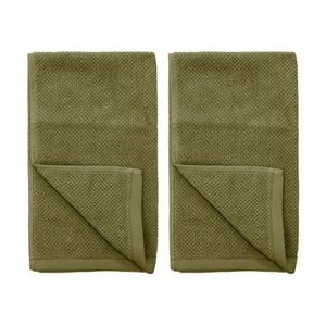 2PK Bambury Angove 950gsm Soft Absorbent Cotton Bath Mat 50x80cm Green