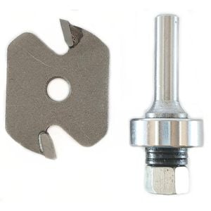 CRAFTMASTER 4mm Slot Cut With Ball Bearing 6.4mm Shaft Trade Quality Router Bit
