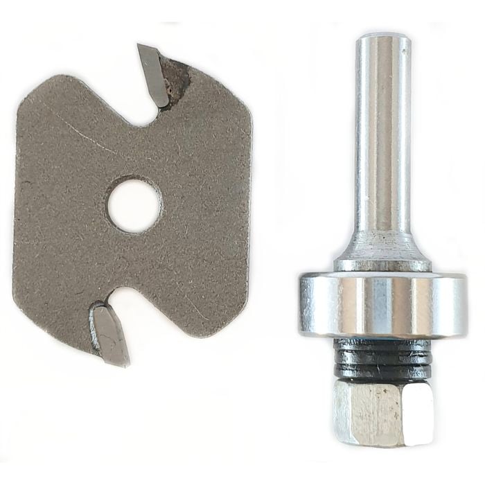 CRAFTMASTER 4mm Slot Cut With Ball Bearing 6.4mm Shaft Trade Quality Router Bit