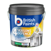 British Paints 4 Seasons Defence 15L White Semi Gloss Exterior Paint