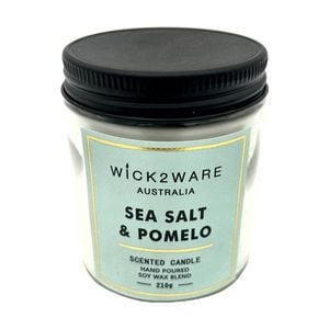 More Than Party Scented Soy Wax Candle Home Fragrance Sea Salt & Pomelo 210g