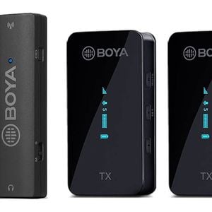 Boya BY-XM6-S4 Dual Wireless Lavalier Microphone for iPhone/iPad