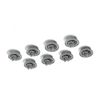 x8 Genuine Dishwasher Lower Bottom Basket Rack Wheels - Complete Assembly 1782020300ASSY, suits Beko, Euromaid