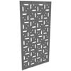 ProtectorAl 300 - 940 x 941 - 1840 Light Charcoal Mosaic Framed Composite Decorative Panel