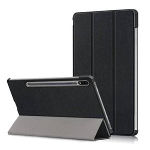 Magnetic Flip Leather Stand Cover Case - For Samsung Tab S9 Plus / S9 FE Plus / S10 Plus (Black)
