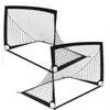 Salelink 2PCS Portable Kid Football Goals Pop Up Soccer Goals