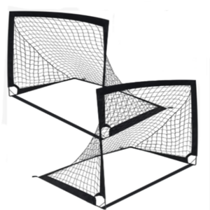 Salelink 2PCS Portable Kid Football Goals Pop Up Soccer Goals