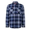 Hard Yakka Blue Check Long Sleeve Check Flannel Shirt - Size 3XL