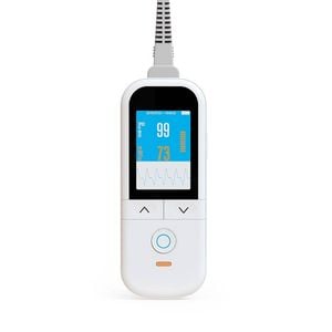 Handheld pulse oximeter, rechargeable with large display - DJMed