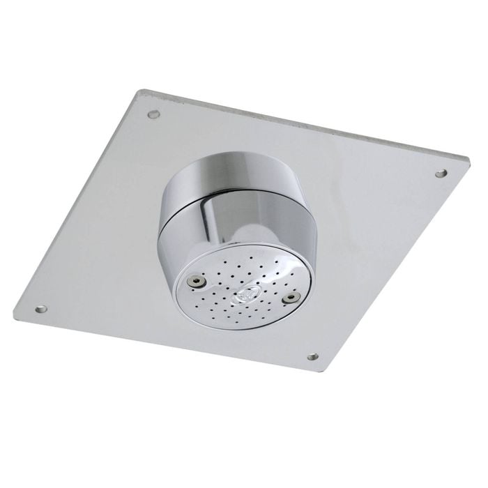 GalvinCare   CP-BS Lead Safe MH Ligature Resistant Ceiling Mounted Shower Rose Stainless Steel Plate