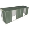 Build-a-Shed 1.5 x 6 x 2m Sliding Door Tunnel Shed With 2 Double Sliding Side Doors - Green
