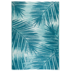 Fab Habitat 120x179cm Blue Botanica Recycled Plastic Outdoor Rug