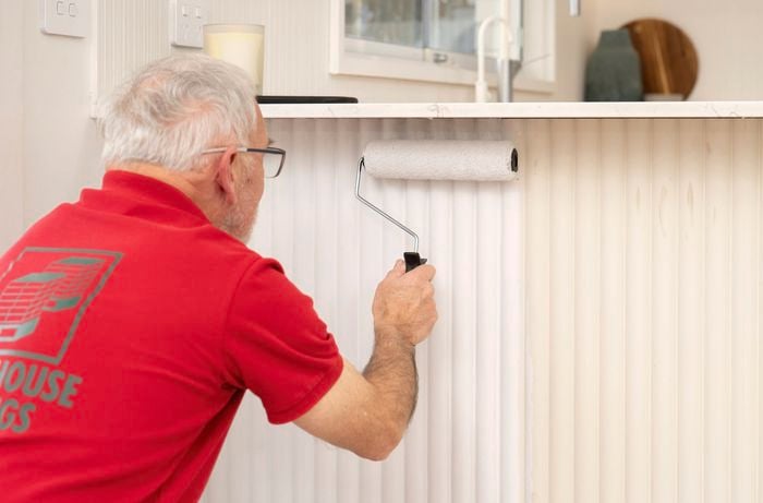 Paint the panels for a smooth and professional finish