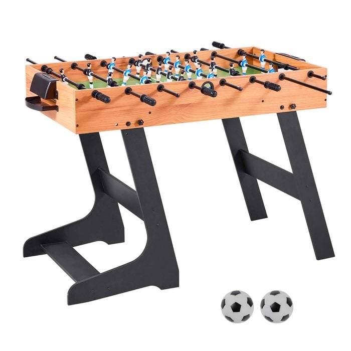 VEVOR 106cm Foosball Table Indoor Full Size Includes 2 Balls for Home