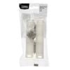 Taskmaster 87mm White Magnetic Double Door Catch - 2 Pack - White