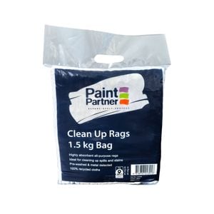 Paint Partner 1.5kg White Colour Clean Up Rags