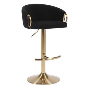 Noir Gold Gas Lift Bar Stool