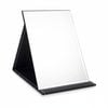 25x18 cm Foldable Makeup Mirror - Super HD Portable Adjustable Black Vanity Mirror with Stand for Travel