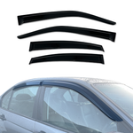 AUSGO Luxury Weather Shields for BMW 3 series E46 Sedan 1998-2006 Weathershields Window Visors Wind Deflectors
