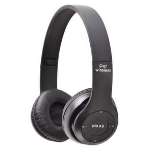 Wireless Bluetooth Over-ear Headset Black
