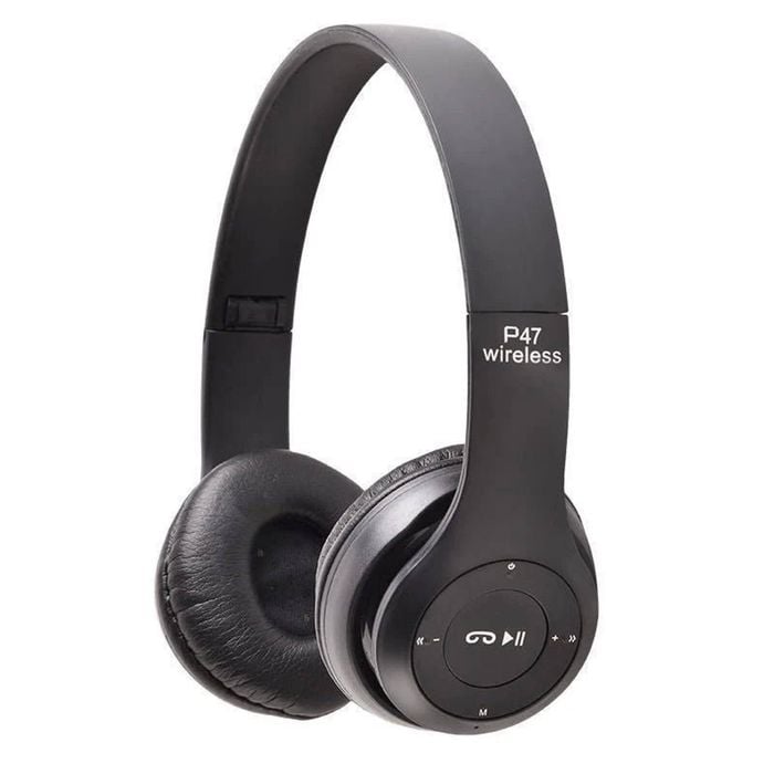 Wireless Bluetooth Over-ear Headset Black