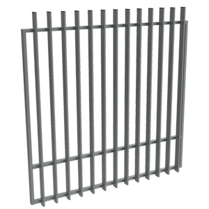 ProtectorAl 1201-1500W x 1500H Monument Aluminium Radiator Garden Gate