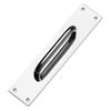 Lemaar 300 x 100 x 2mm Satin Stainless Steel D Pull On Plate DDA