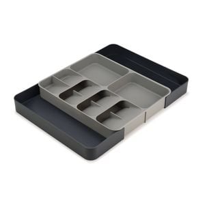 Joseph Joseph DrawerStore™ Expanding Cutlery, Utensil & Gadgets  Organiser - Grey
