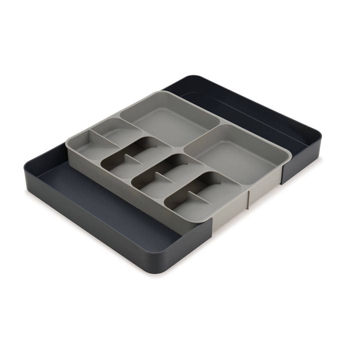 Joseph Joseph DrawerStore™ Expanding Cutlery, Utensil & Gadgets  Organiser - Grey