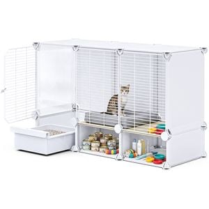Advwin Cat Cage With Cat Litter Box Diy Cat Enclosures Cat Condo House