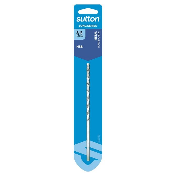 Sutton Tools 3/16" Long Series Jobber Drill Bit