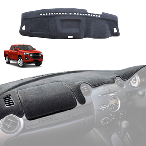 For ISUZU D-MAX RG 07/2020-On All Models Custom Car Dash Mat Cover Black Dashmat