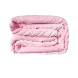 Bloomington 550GSM 2-Ply Mink Blanket Queen/King Pink
