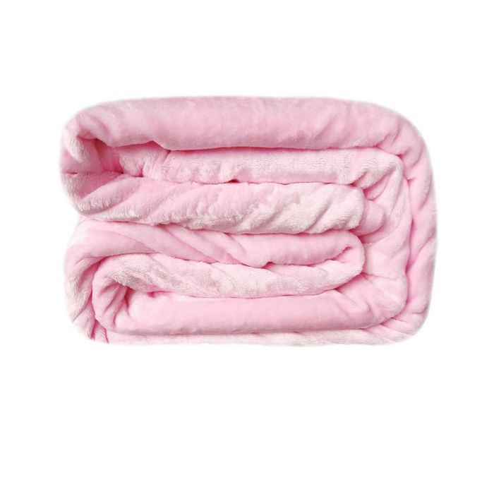 Bloomington 550GSM 2-Ply Mink Blanket Queen/King Pink