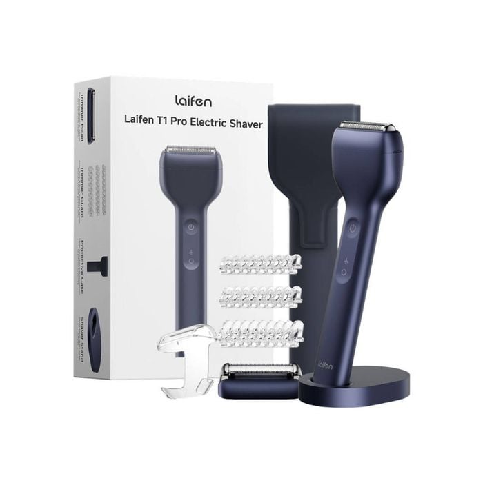 Laifen T1 Pro Electric Shaver Royal Blue USB C Rechargeable Waterproof