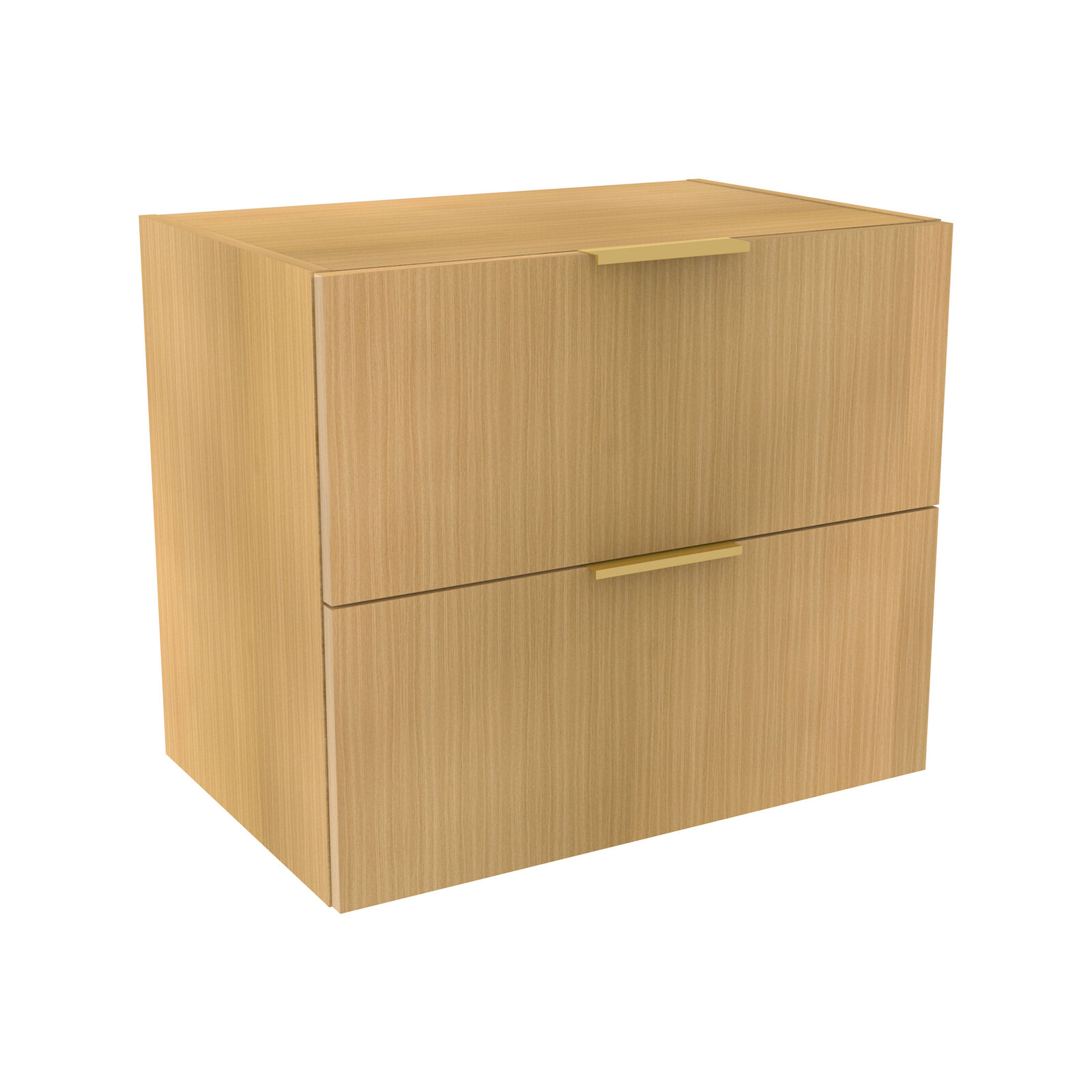 Lugna 512 x 600 x 380mm Sand 2 Drawer Unit