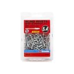 Zenith Blind Rivet Open Alum 5/32"D x 1/4"G 100pk