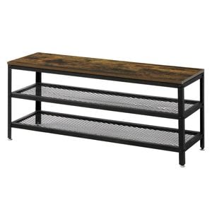 Levede 3-Tier Shoe Rack Bench Storage Cabinet 100CM