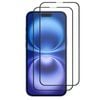 2 Pack MEZON iPhone 16 Plus (6.7") Full Cover Tempered Glass Screen Protectors